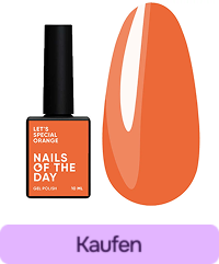 NAILSOFTHEDAY Let's Special Orange Gel-Nagellack